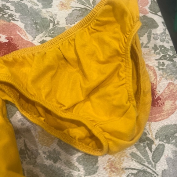 Janie Jack Collared Ruffle Ponte Dress Yellow 6-12 Mos - Picture 3 of 12